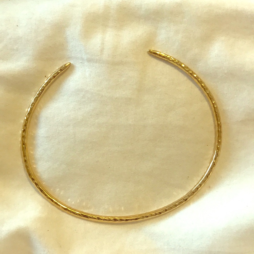 Gorjana gold choker necklace